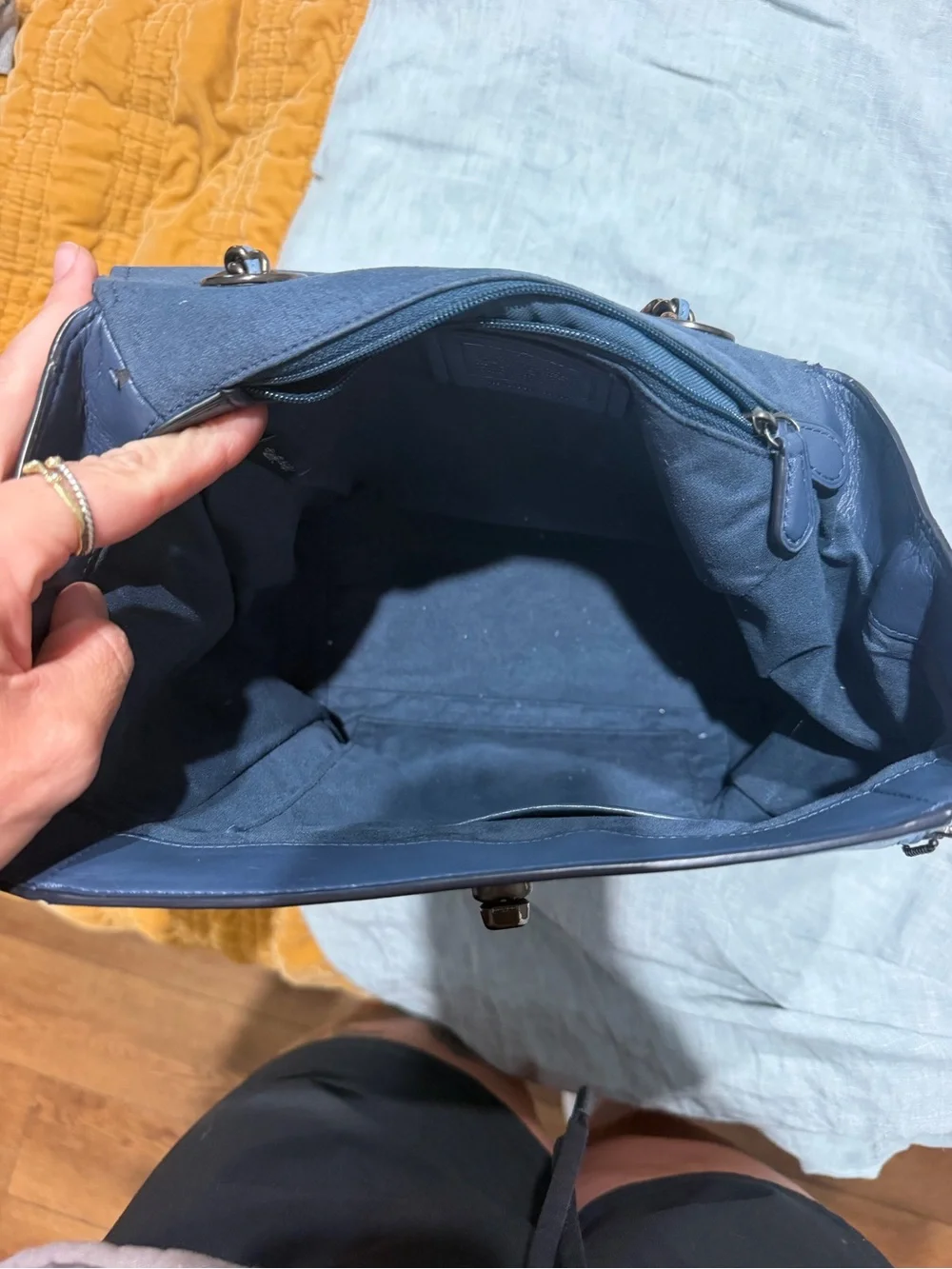 Coach Parker convertible leather backpack
